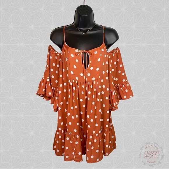 Tularosa Polka Dot Mini Dress - Picture 3 of 16